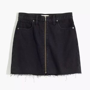 Madewell mini skirt in lunar wash